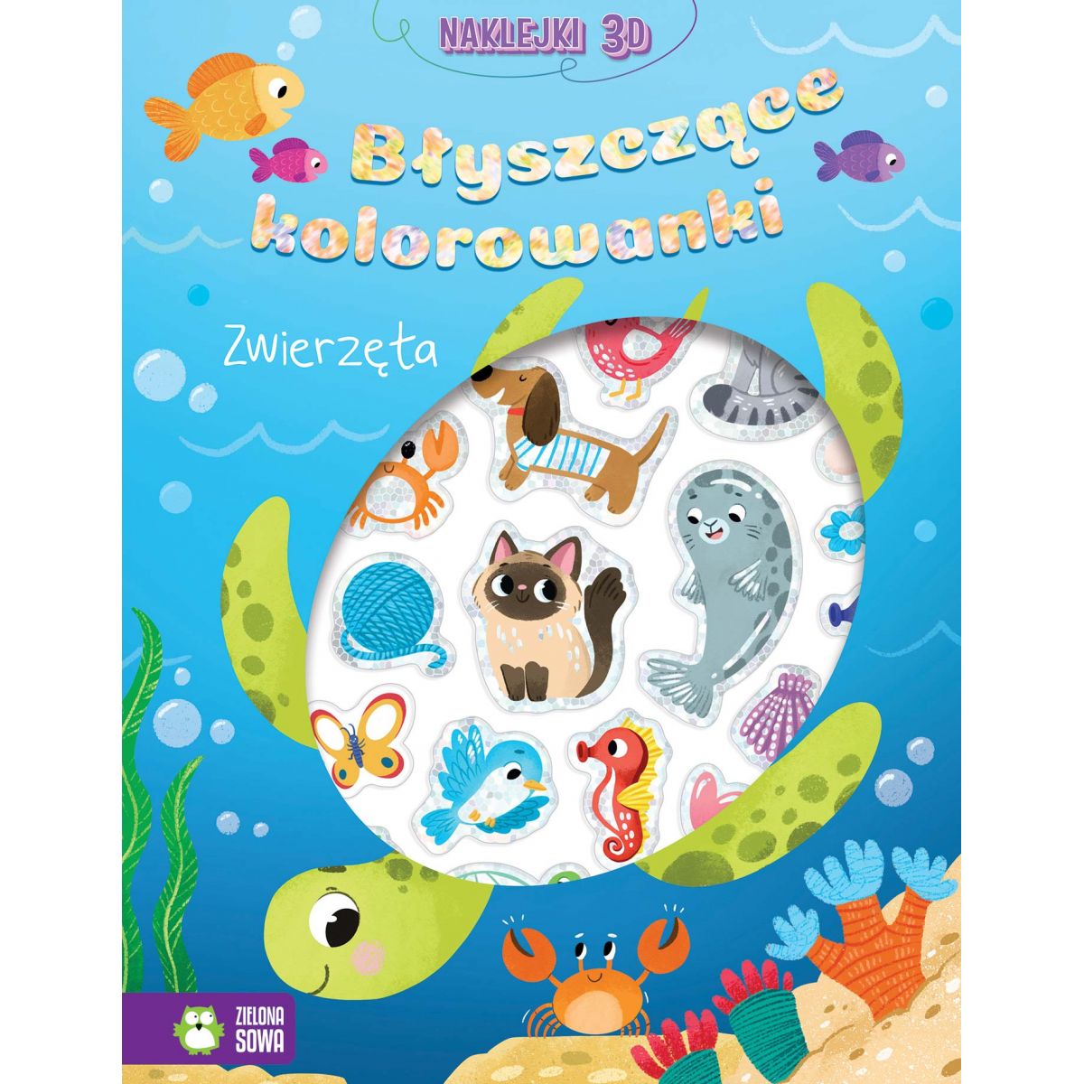 Książka dla dzieci Diamentowe kolorowanki. Zwierzęta Aksjomat