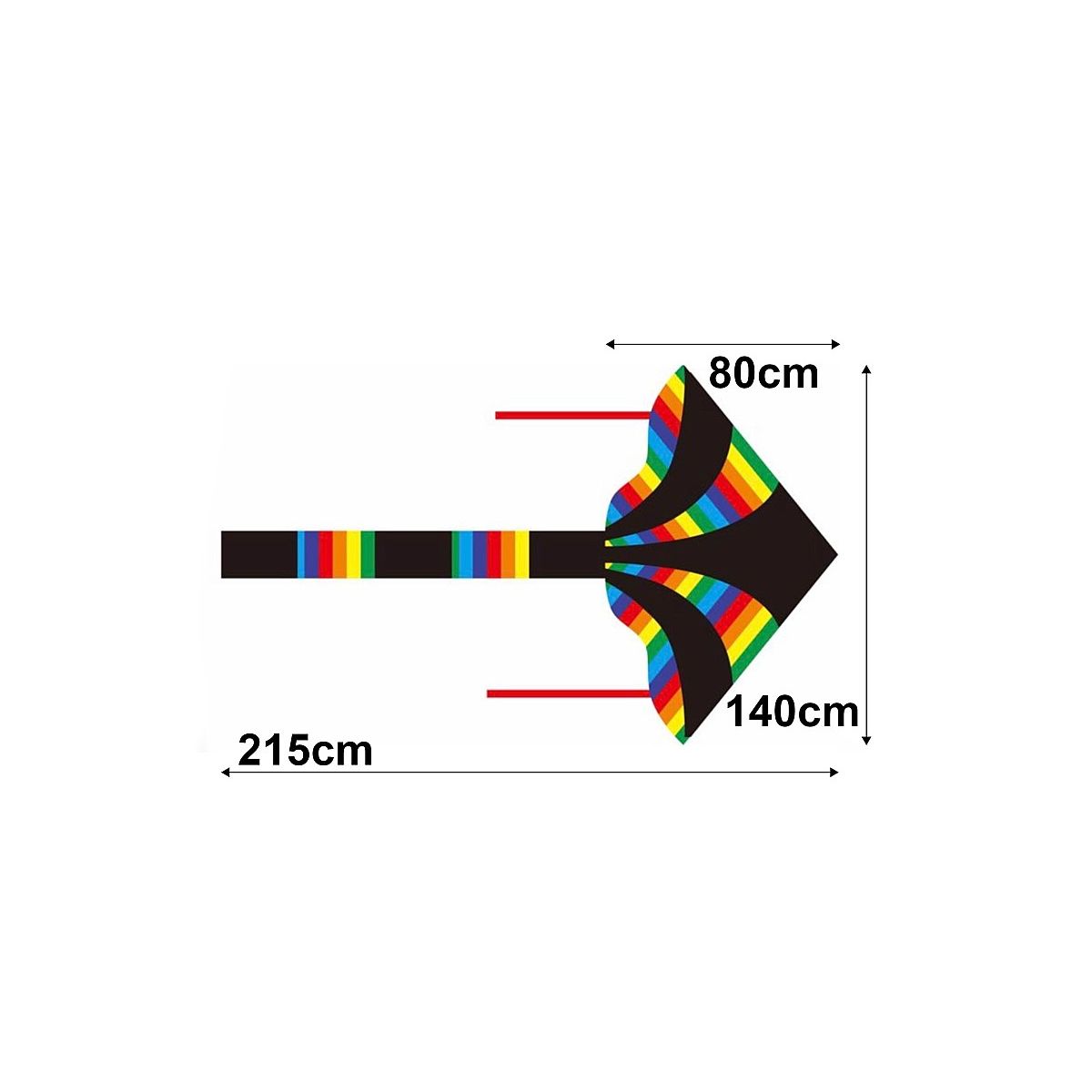 Latawiec Adar 140x85cm (535534)