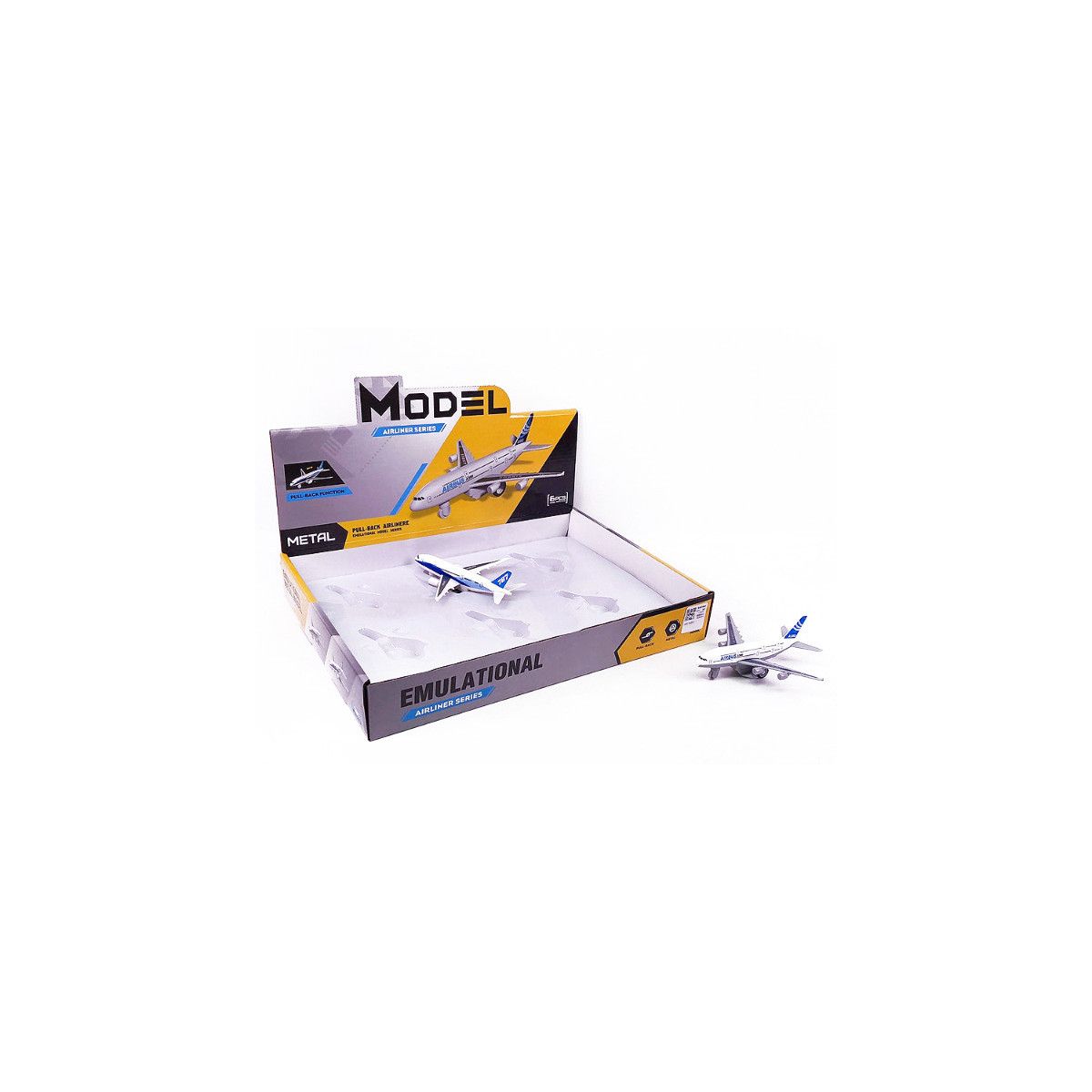 Samolot metalowy 13 cm Bigtoys (BSAM9242)