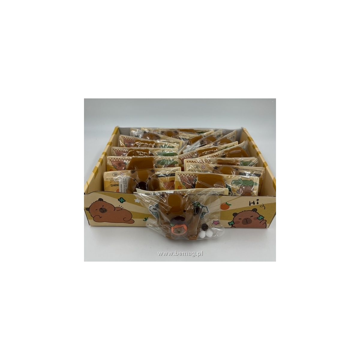 Gniotek Kapibara 6cm Bemag (91404)