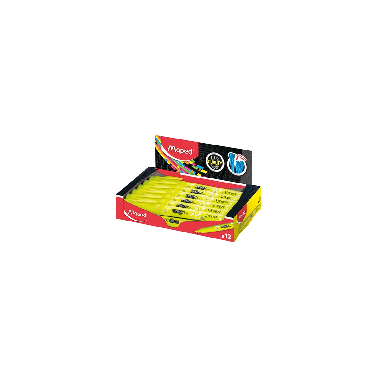 Zakreślacz Maped żółty PEPS fluo żółty 1,0-5,0mm (734034)