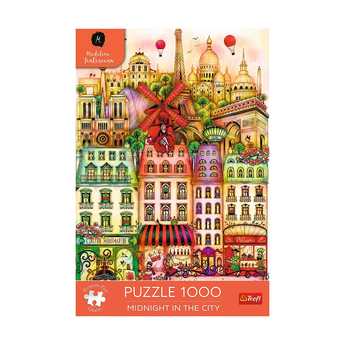 Puzzle premium plus O północy w Paryżu 1000 el. Trefl (12073)