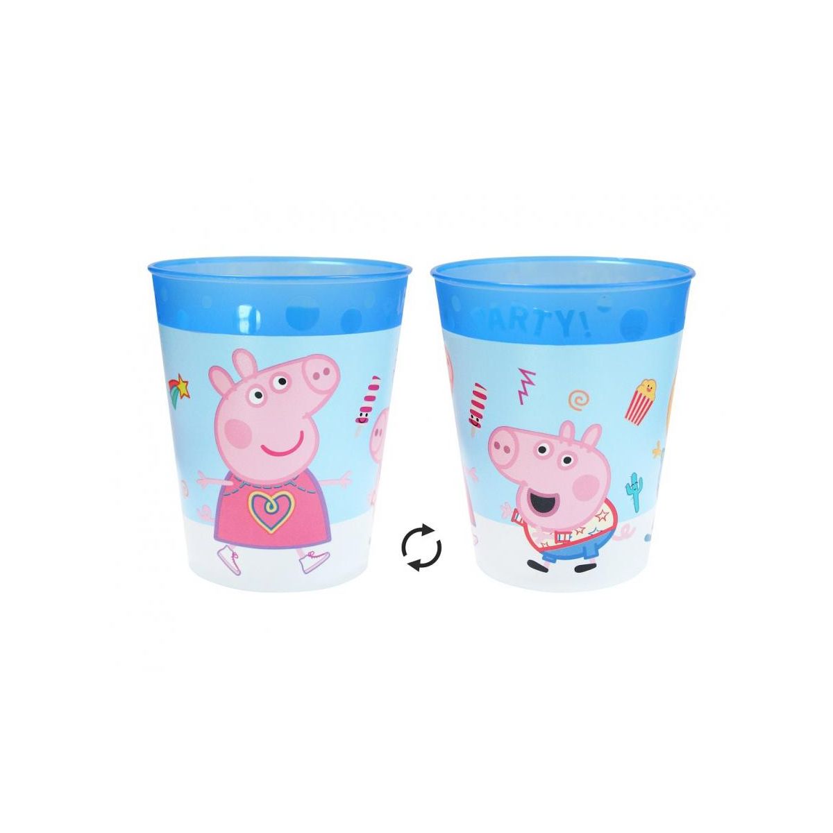 Kubek Godan wielokrotnego użytku Peppa Pig 250ml (95690)