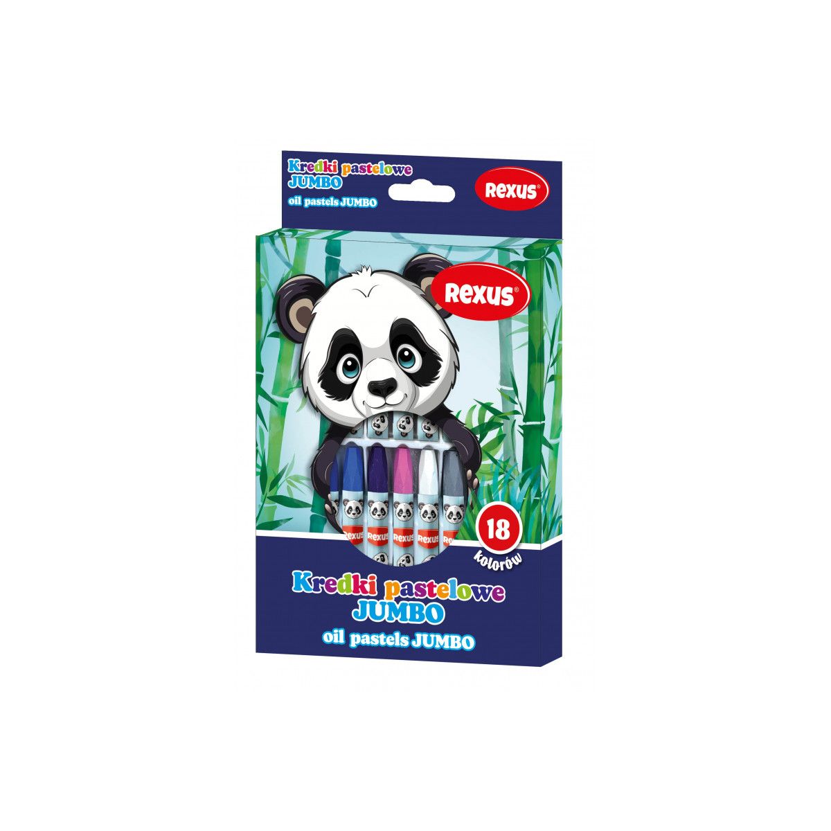 Pastele olejne Kids 18 kol. Rexus (114484)