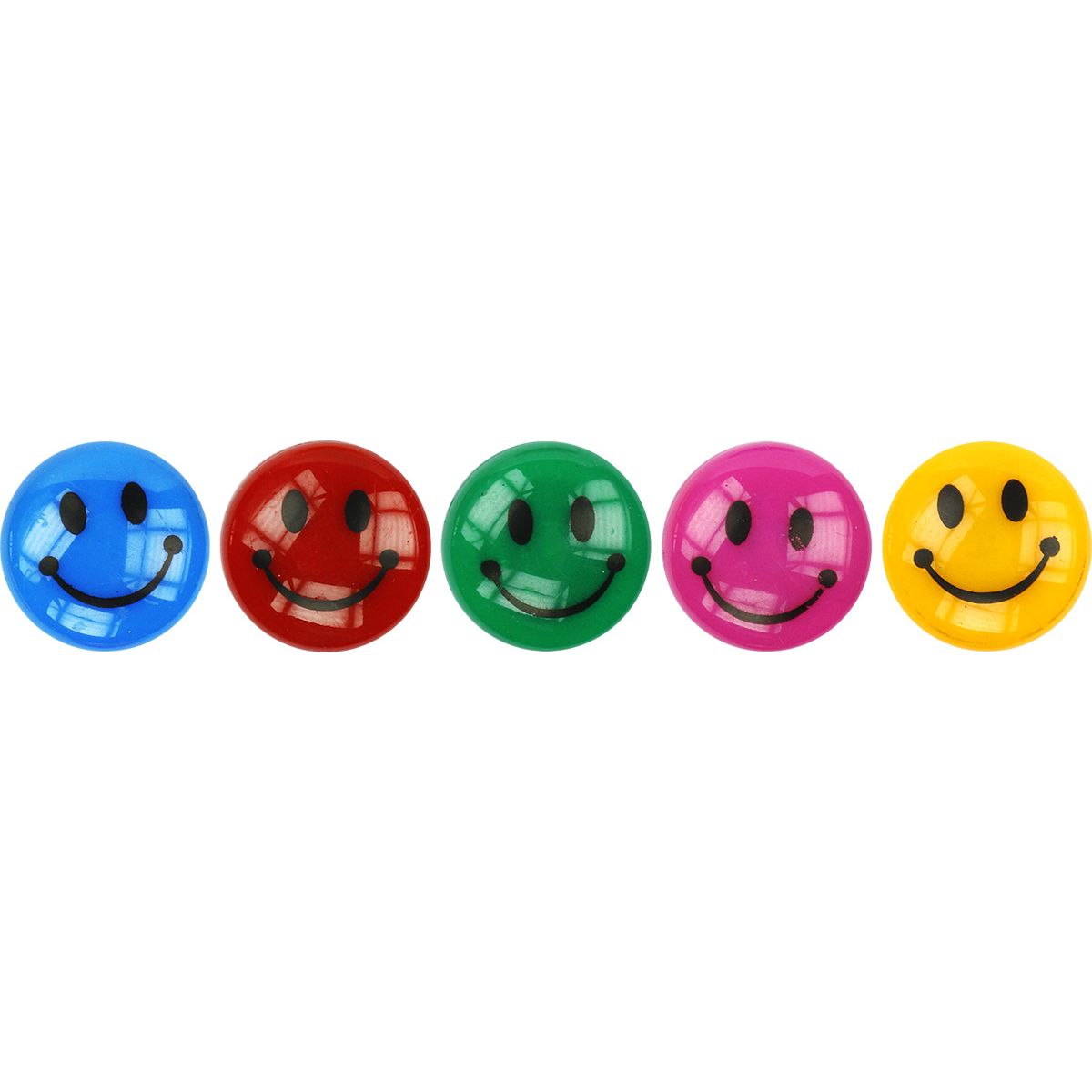 Magnes Titanum smiley okrągły mix śr. 29mm (T-025051) 10 sztuk