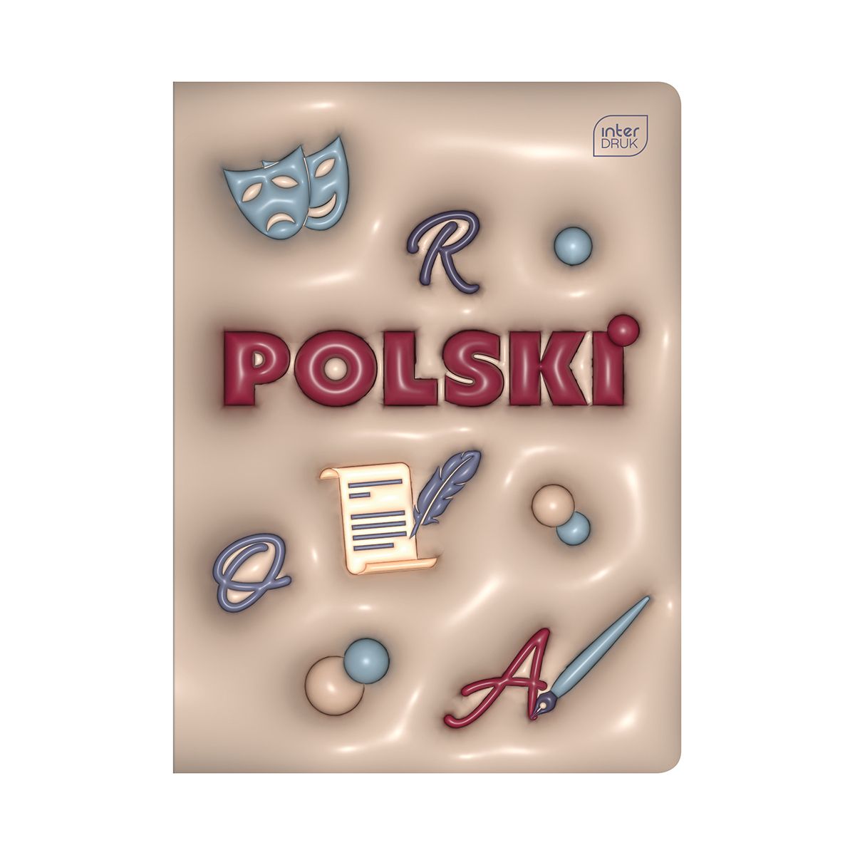 Zeszyt tematyczny Interdruk HYBRID +pigułka wiedzy A5 60k. 70g linia