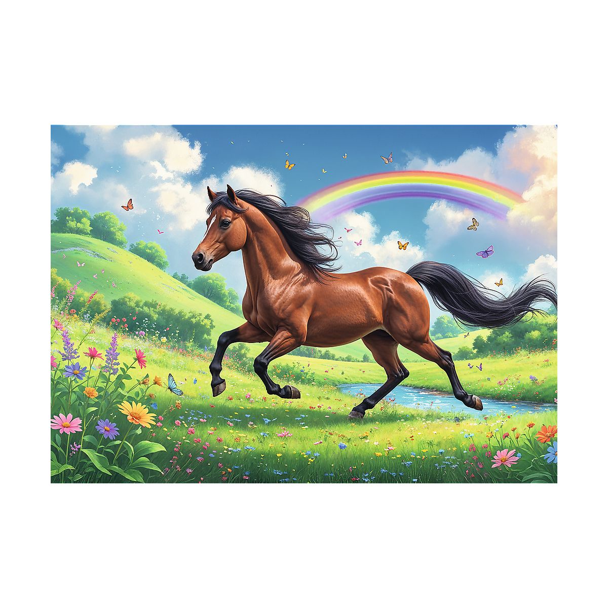 Puzzle Dostojny koń 200 el. Trefl (13355)
