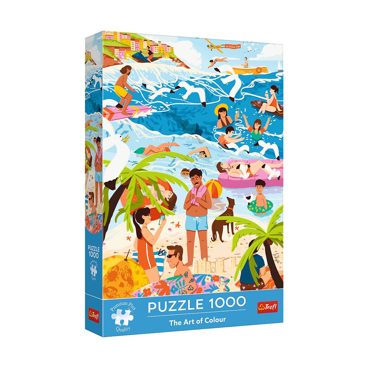 Puzzle premium plus The Art of Colour: W Wakacyjnym Ferworze 1000 el. Trefl (12065)