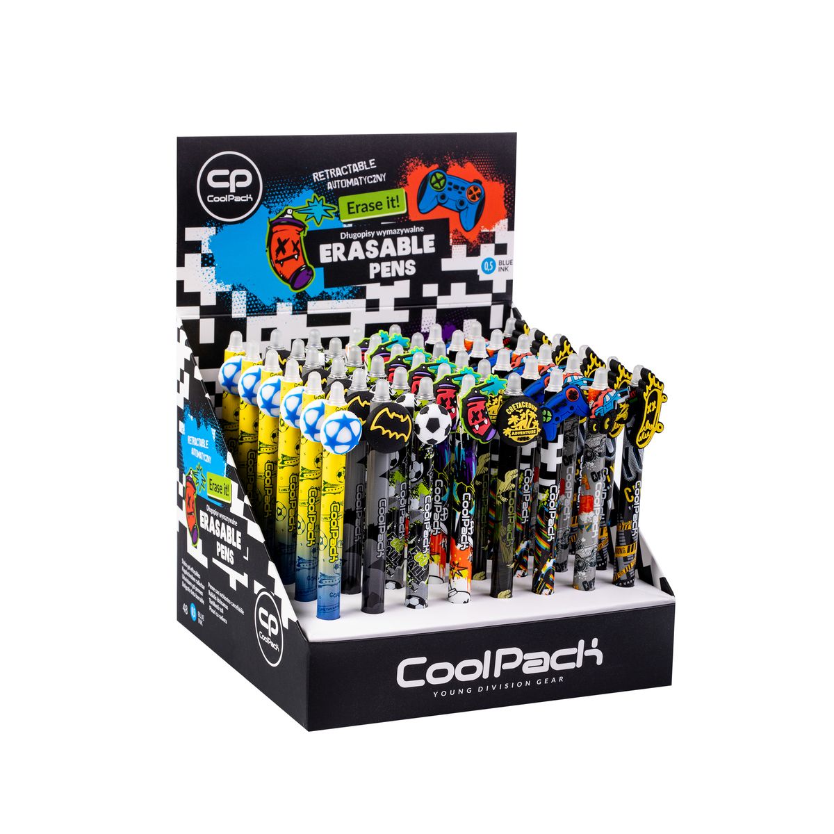 Długopis wymazywalny Patio CoolPack wymazywalny niebieski 0,5mm (24734CP)