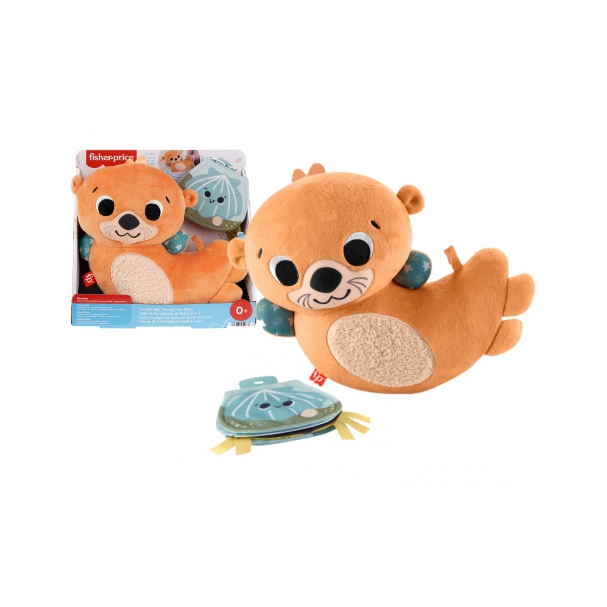 Zabawka edukacyjna Rozkołysana Wyderka 2w1 Poduszeczka Fisher Price (HXG96)