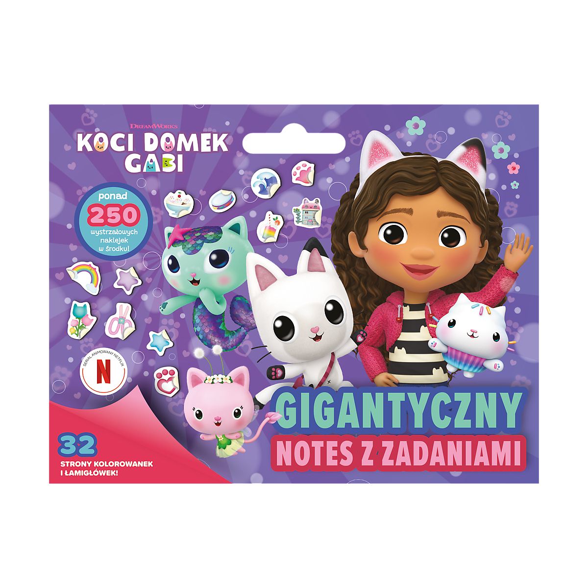 Wydrapywanka Trefl Koci Domek Gab Gigantyczny notes z zadaniami (Ks97610)