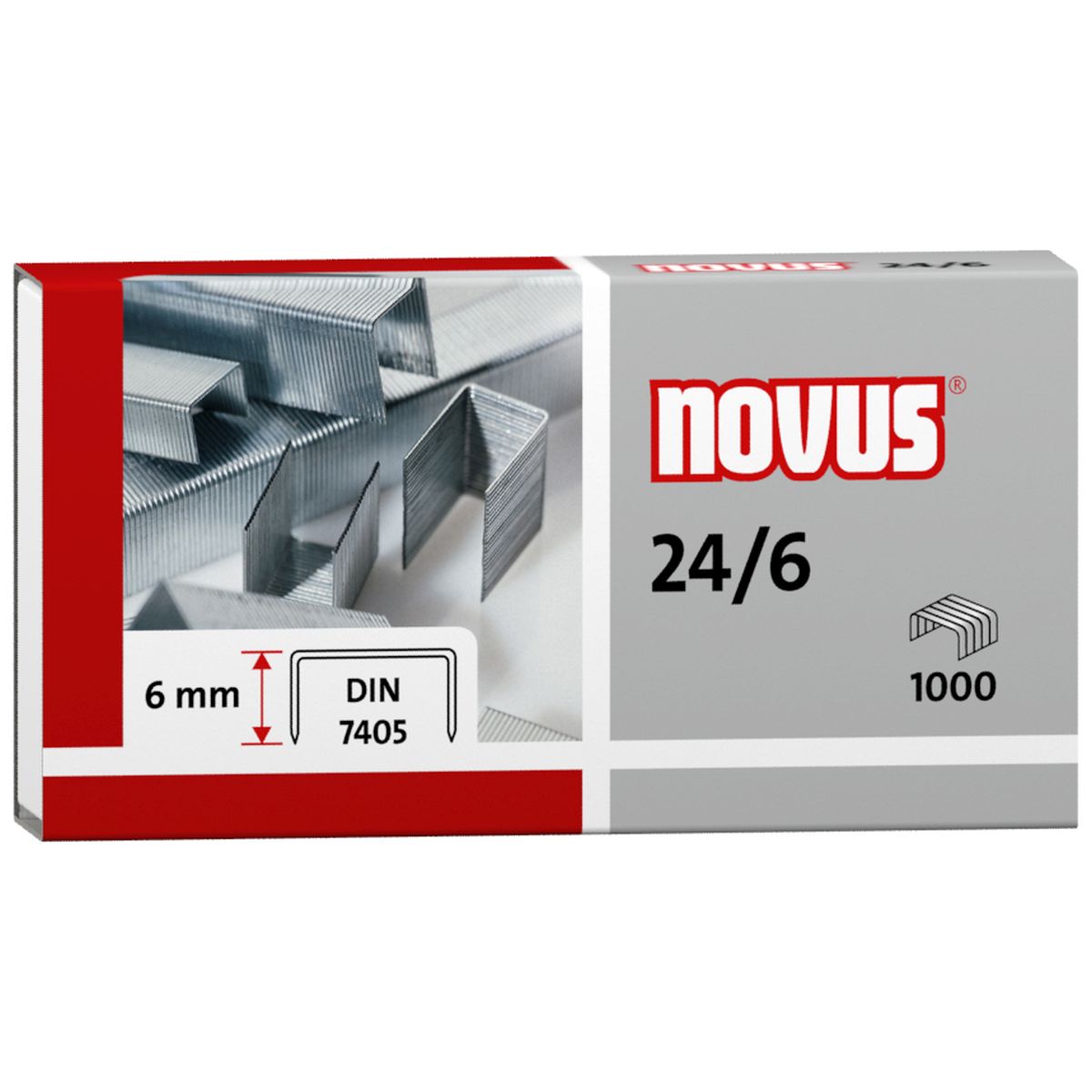 Zszywki 24/6 Novus 1000 szt