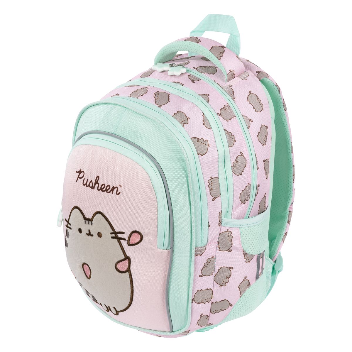 Plecak St.Majewski STITCH pink 4 KOMORY (bpl-58)