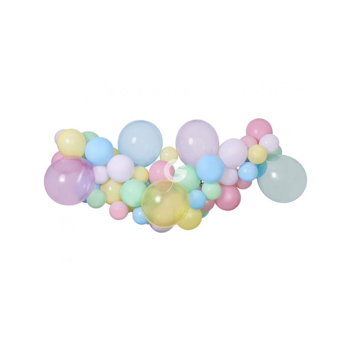 Girlanda balonowa pastelowa 65szt. Godan (031324)