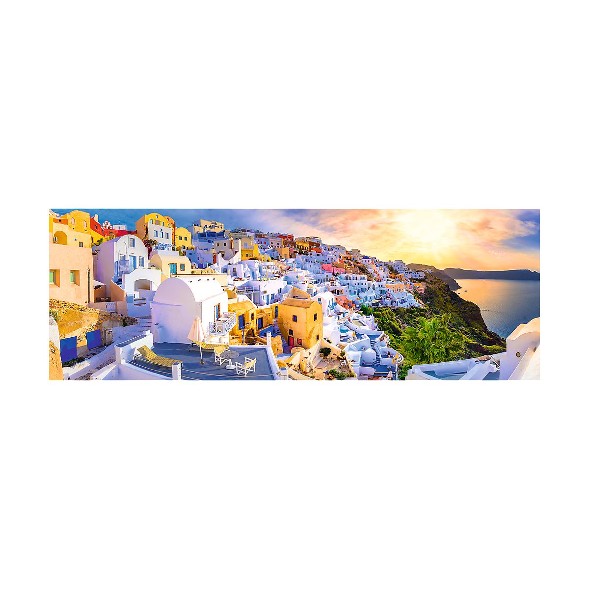 Puzzle Trefl Zachód słońca na Santorini, Grecja (29054)