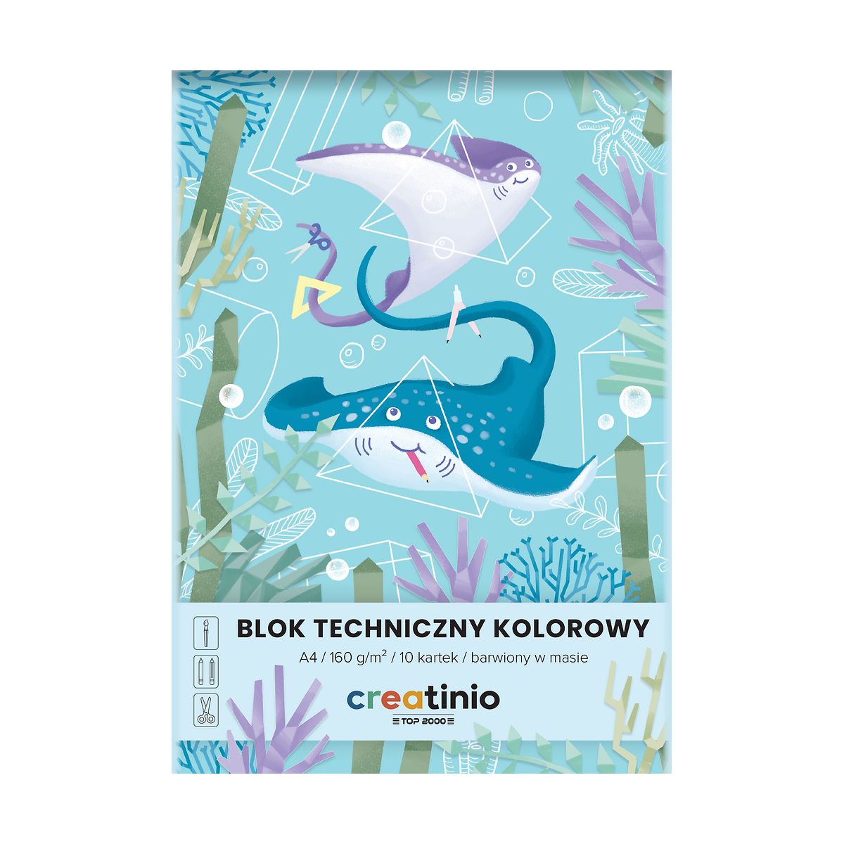 Blok techniczny Top 2000 Creatinio A4 mix 10k (400176669)