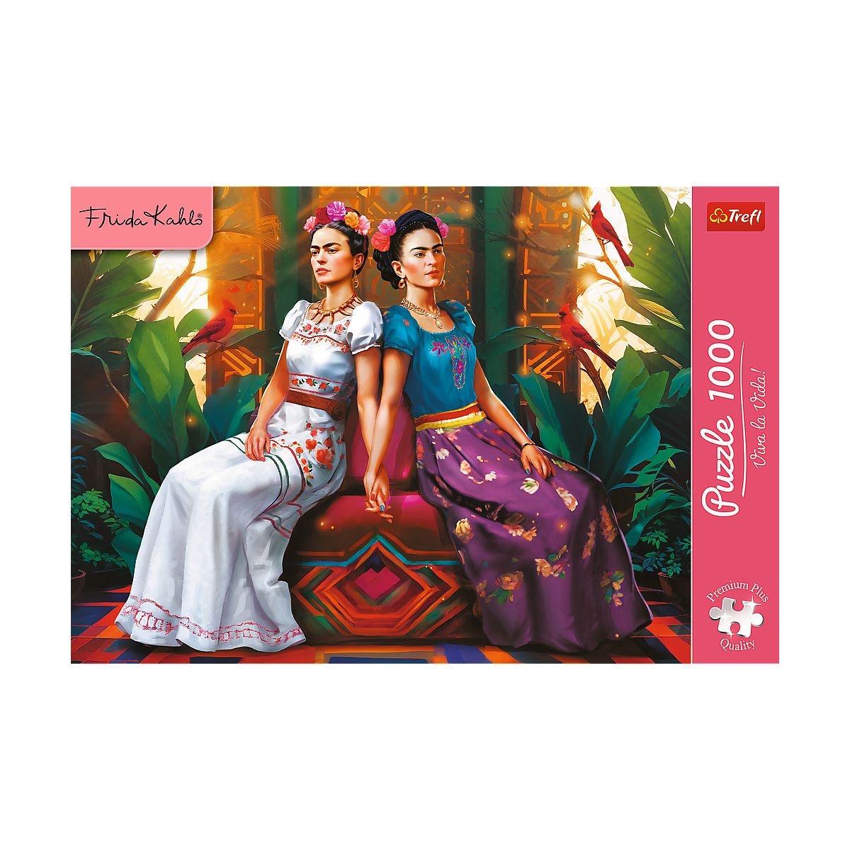 Puzzle Premium Plus Frida Kahlo: Dwa oblicza 1000 el. Trefl (12095)