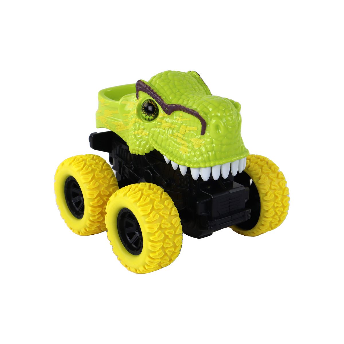 Pchacz Pojazd Terenowy Tyranozaur Rex Gumowe Koła Zielony Lean (16267)