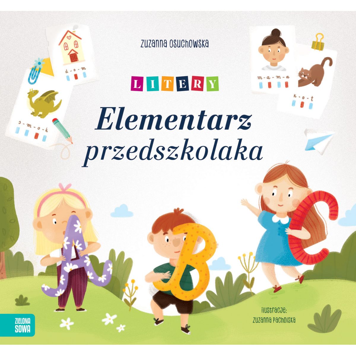 Książeczka edukacyjna Elementarz przedszkolaka Zielona Sowa