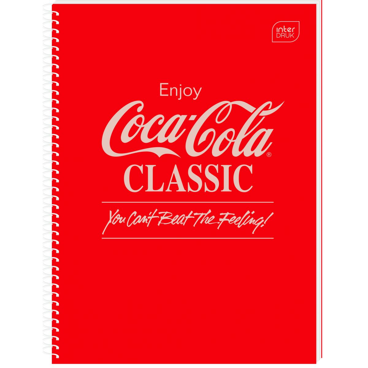 Kołozeszyt (kołobrulion) Interdruk COCA COLA HYBRID A4 100k. 70g krata