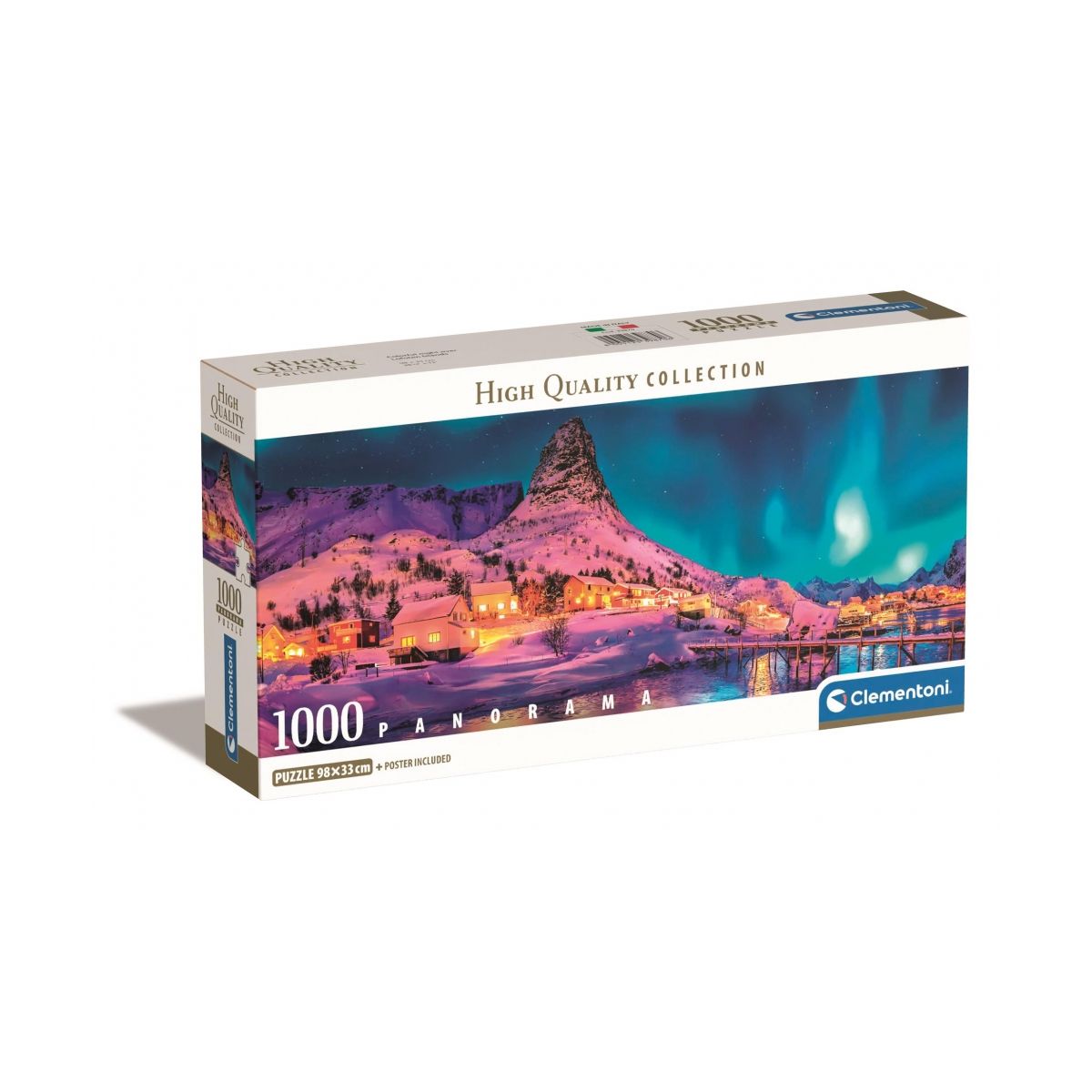 Puzzle Panorama Colorful Night Lofoten Island 1000 el. Clementoni (39870)