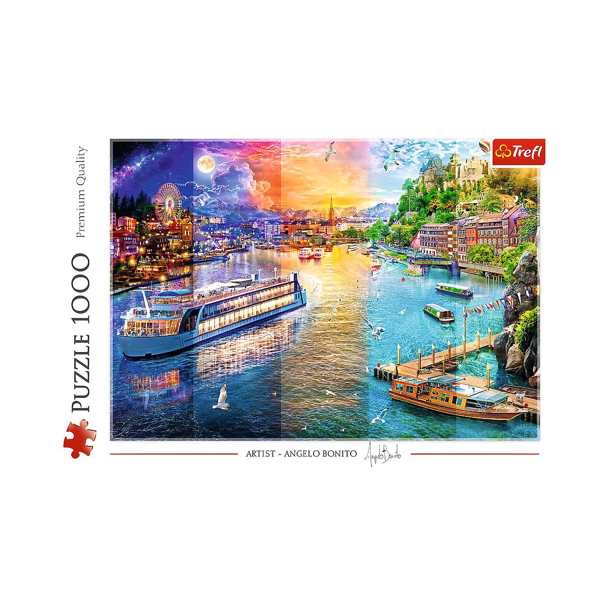 Puzzle Trefl Rejs po rzece 1000 el. (10860)