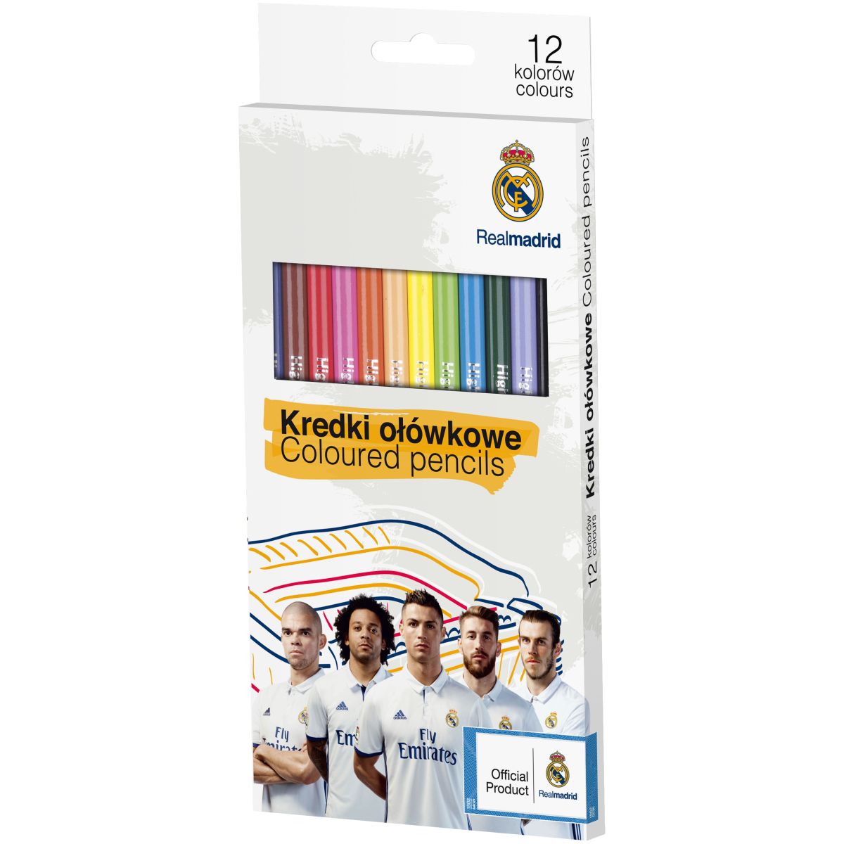 Kredki ołówkowe Astra Real Madryt 12 12 kol. (312116006)
