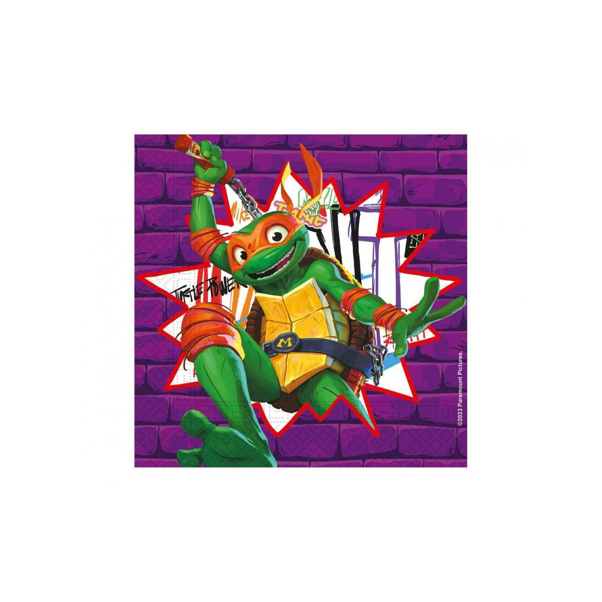 Serwetki Godan Teenage Mutant Ninja Turtle Nickelodeon mix papier [mm:] 330x330 (96459)