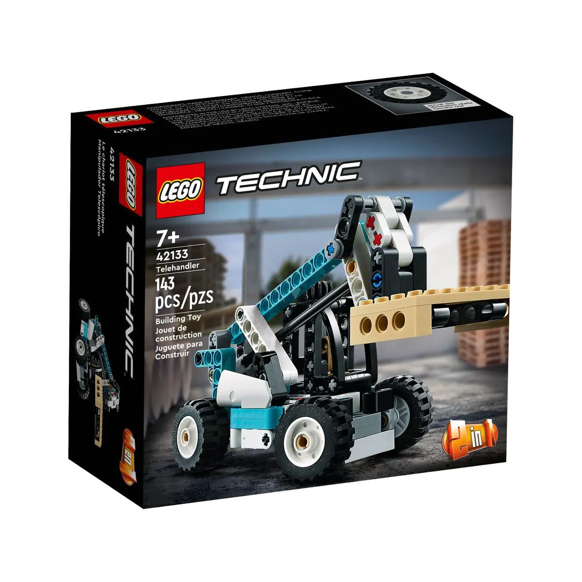 Klocki konstrukcyjne Lego Technic ładowarka teleskopowa (42133)