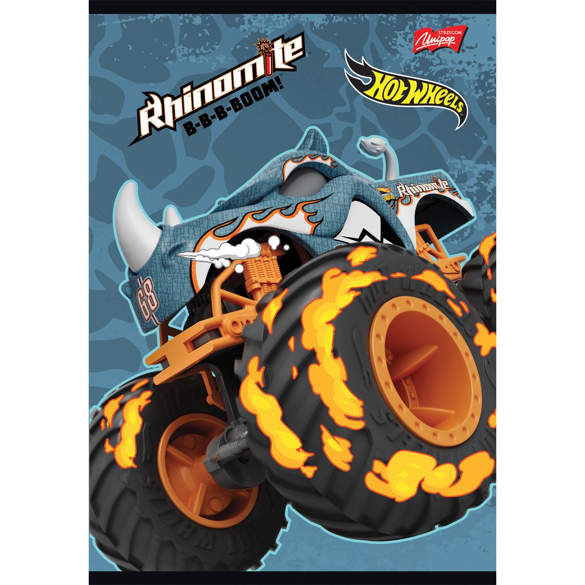 Zeszyt MATTEL HOT WHEELS A5 16k. linia Unipap
