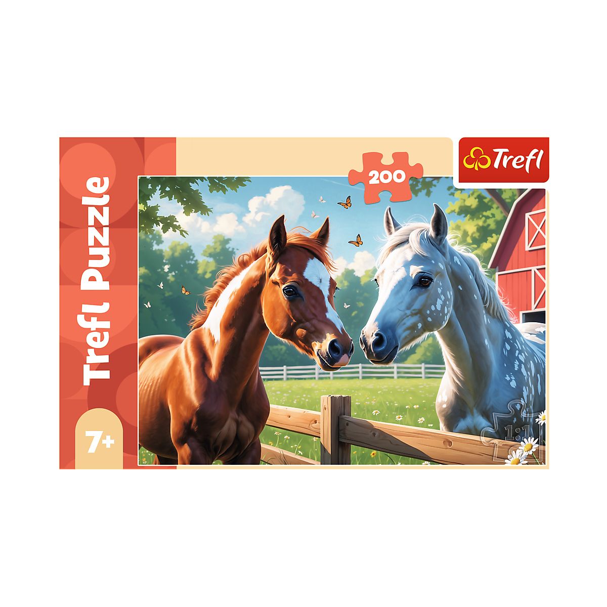 Puzzle Konie na polanie 200 el. Trefl (13328)