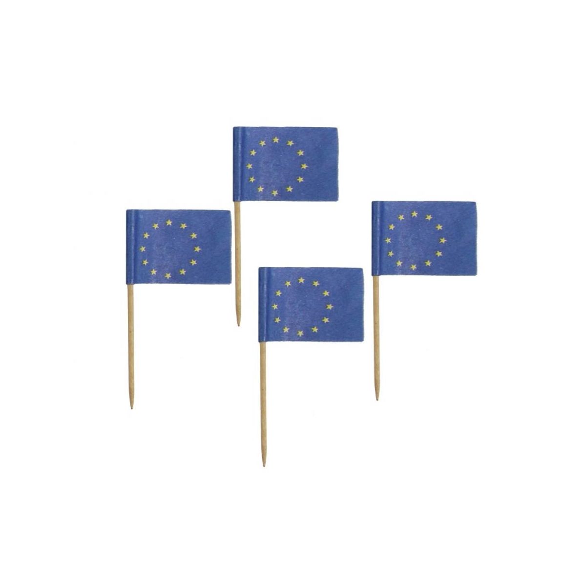 Wykałaczka Godan Szpilki Flaga 6,8 cm UE / 144 szt. (KH-FLUE)