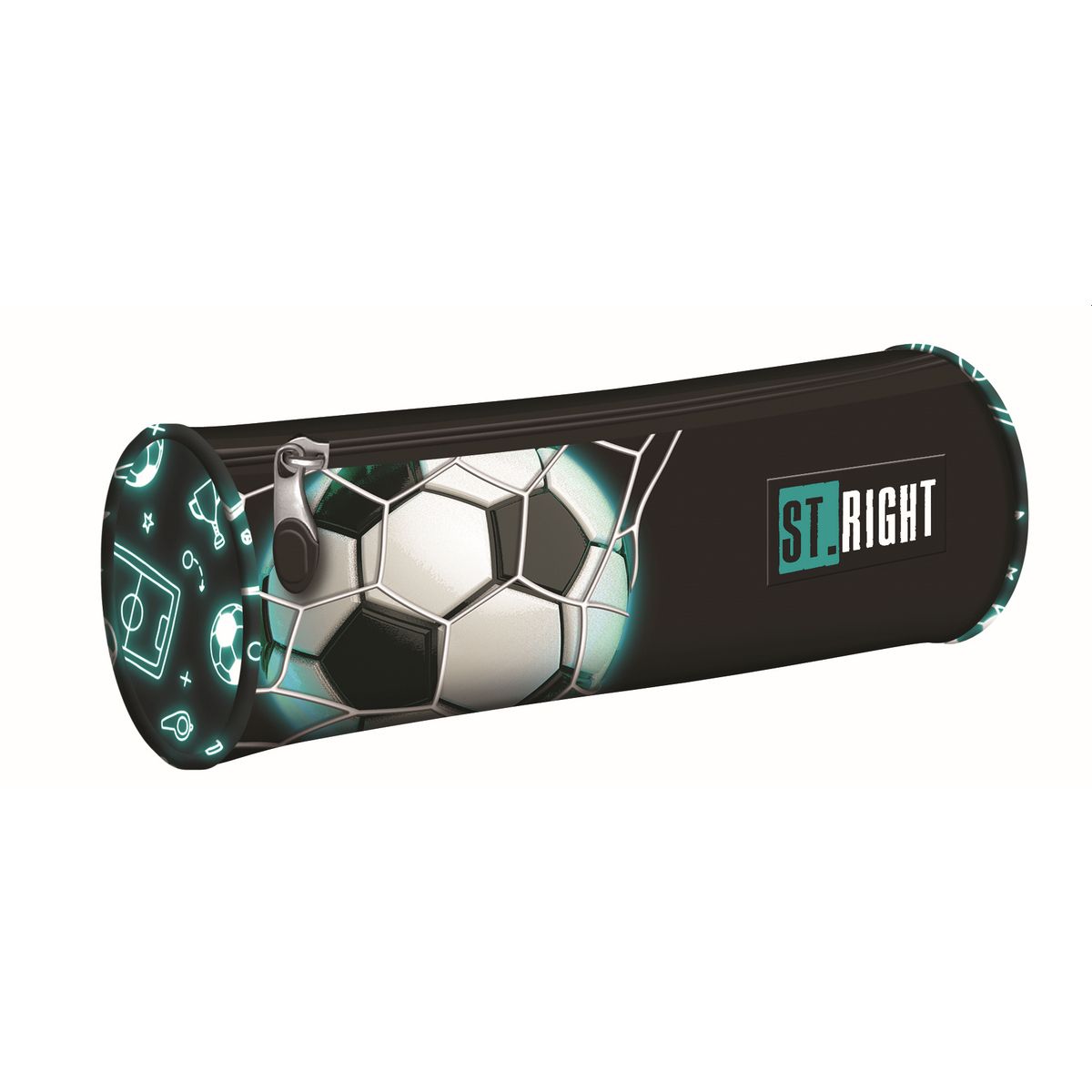Saszetka NEON FOOTBALL tuba  pu-01 mix St.Right (bez wyposażenia)