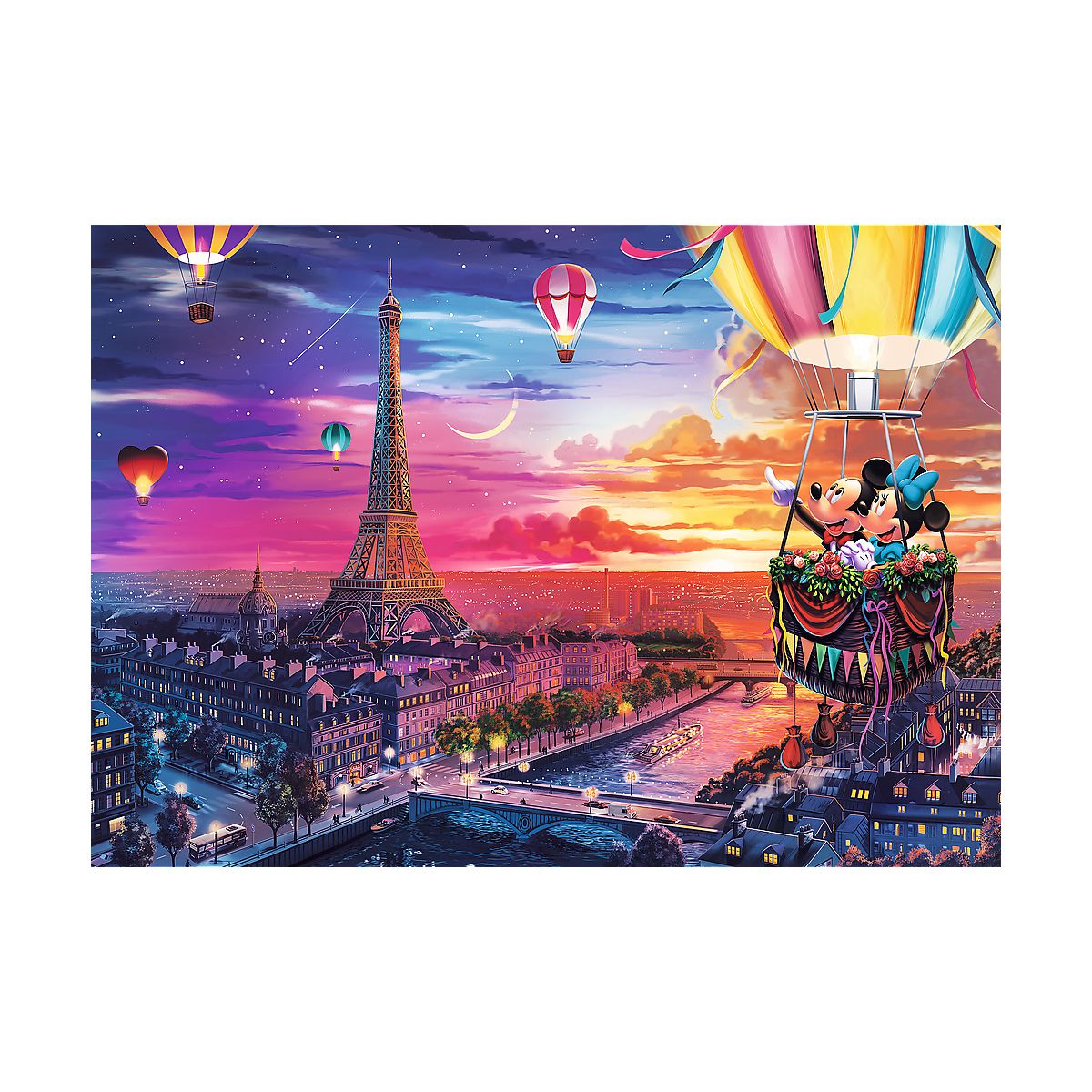 Puzzle Mickey i Minnie w Paryżu 1000 el. Trefl (10917)