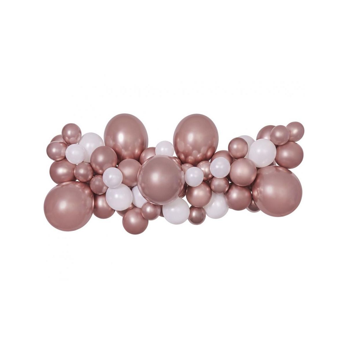 Girlanda balonowa DIY Różowo-złota, 65 szt. Godan (031393)