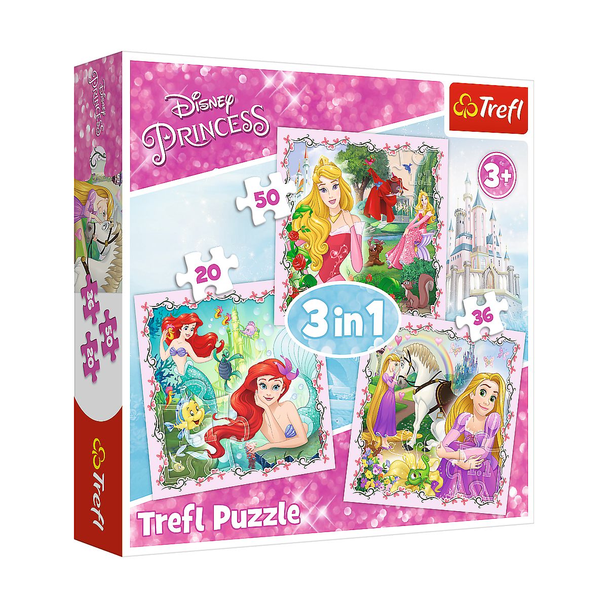 Puzzle Trefl Spricess 3w1 3w1 el. (34842)