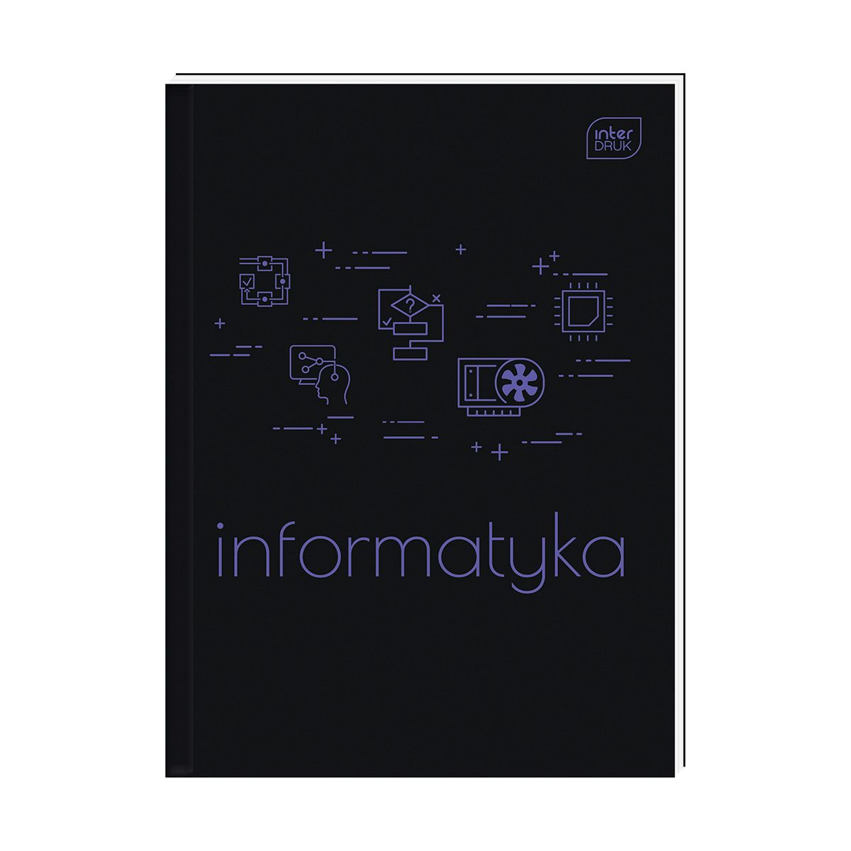 Brulion Interdruk INFORMATYKA A5 80k. 70g krata
