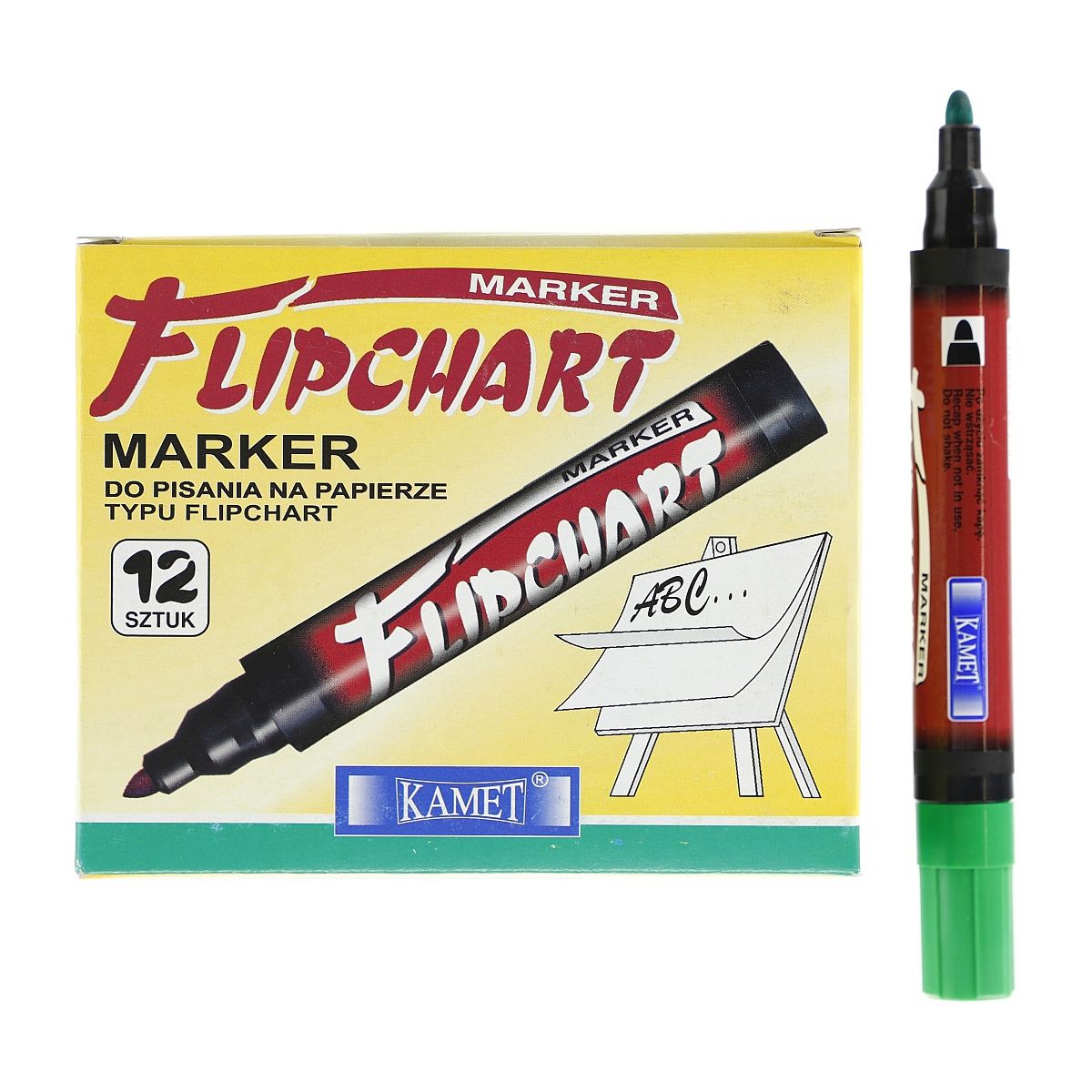 Marker do papieru Kamet, zielony 0,2mm okrągła końcówka (K-2103)