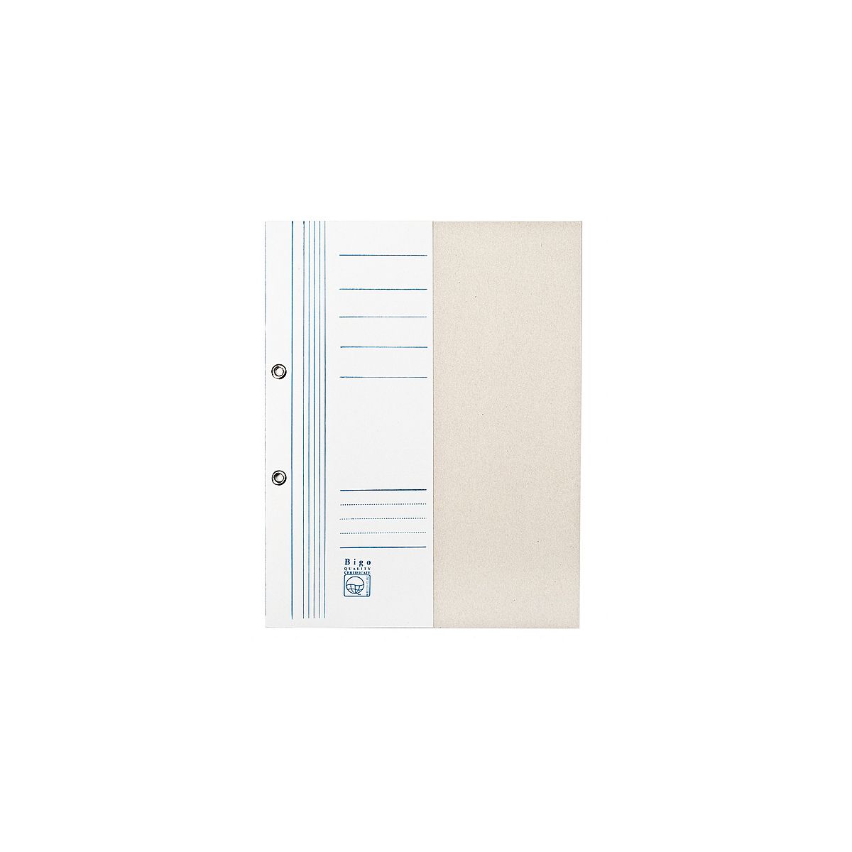 Skoroszyt A4 biały karton 250-280g Bigo (0021)