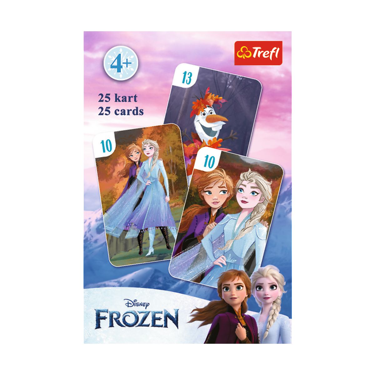 Karty Trefl Frozen Piotruś (08504) 25 sztuk