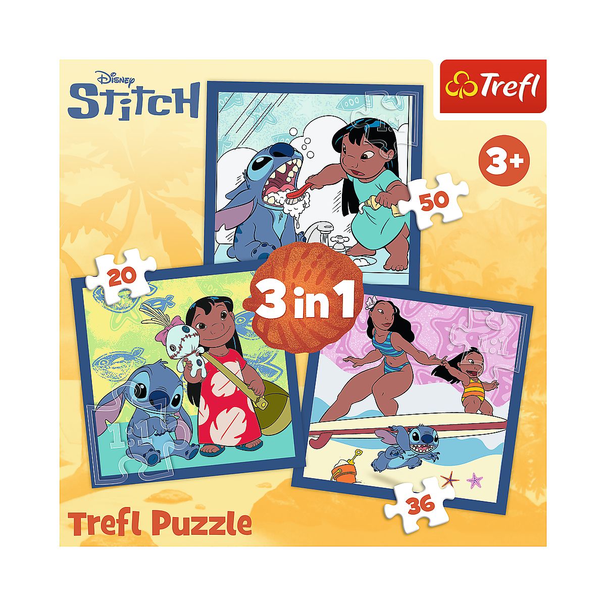 Puzzle Stitch 3w1 el. Trefl (34896)