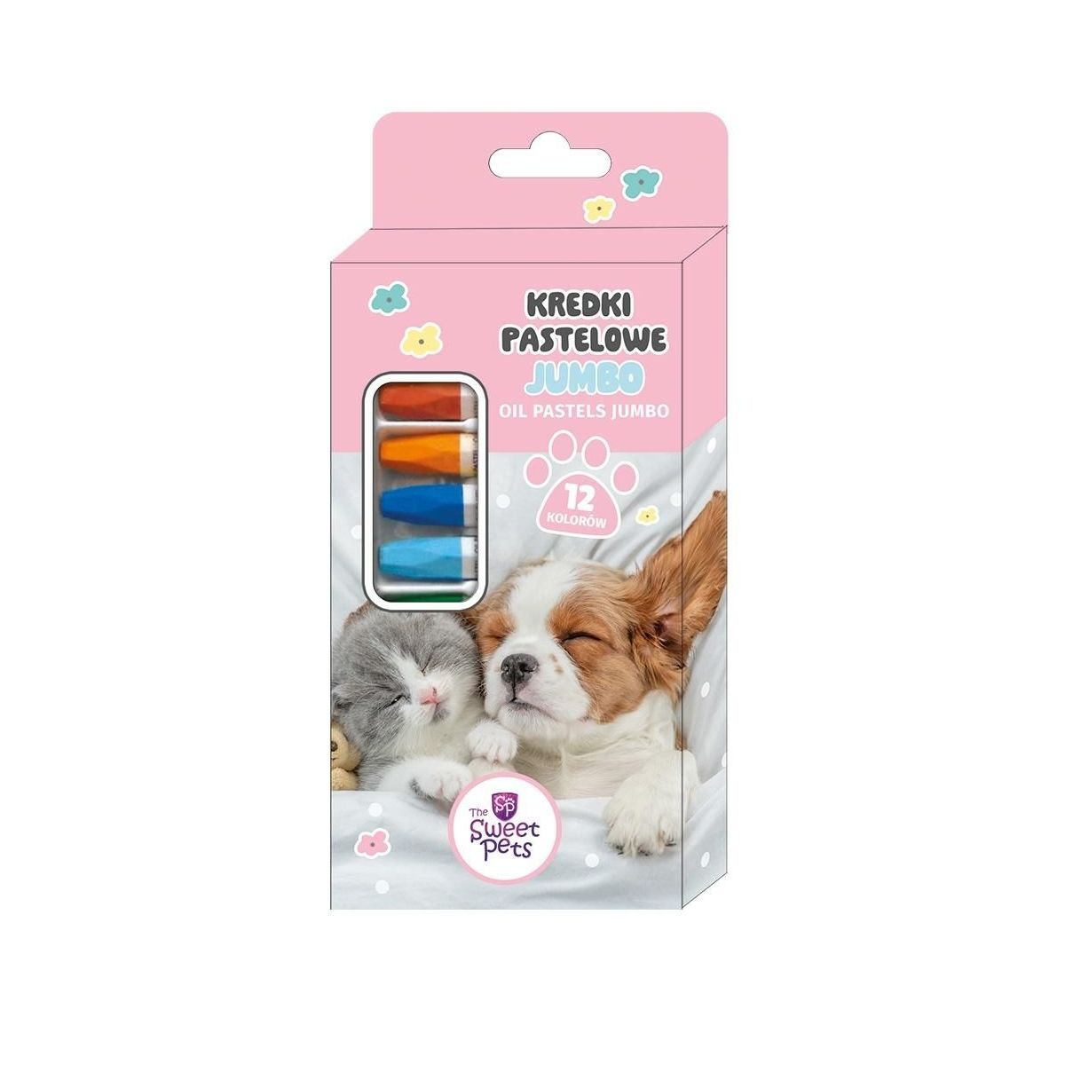 Pastele olejne Rexus The Sweet Pets 12 kol.