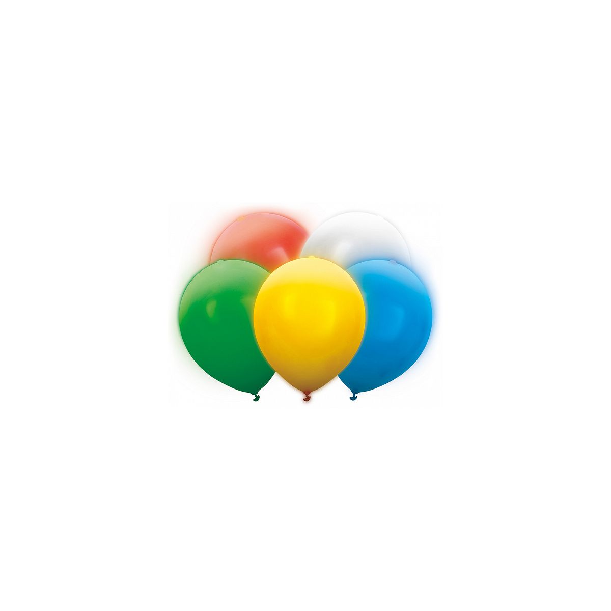 Balon gumowy Partydeco Led mix 300mm 12cal (BL12-3-000)