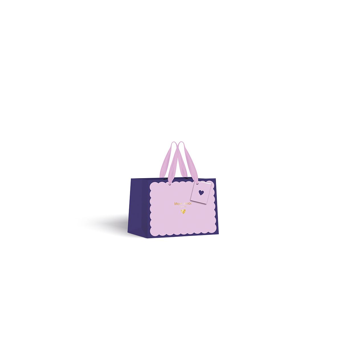 Torba prezentowa Interdruk GOLD 18x23x10 A5 (190g mała pozioma)