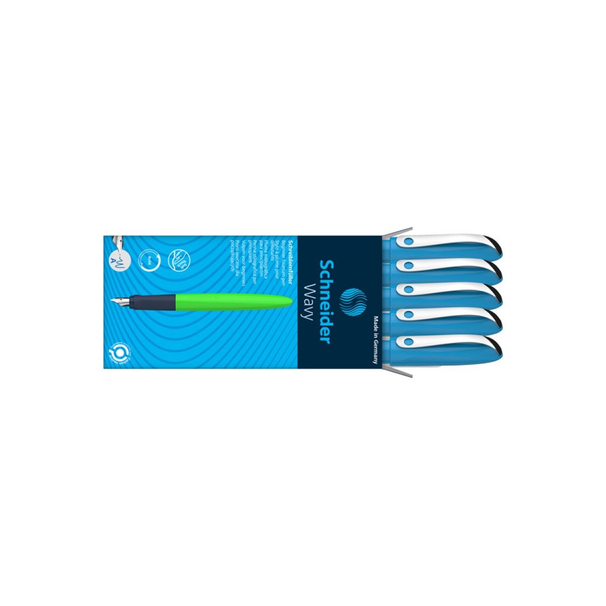Pióro wieczne Wavy niebieskie Schneider (SR162133)