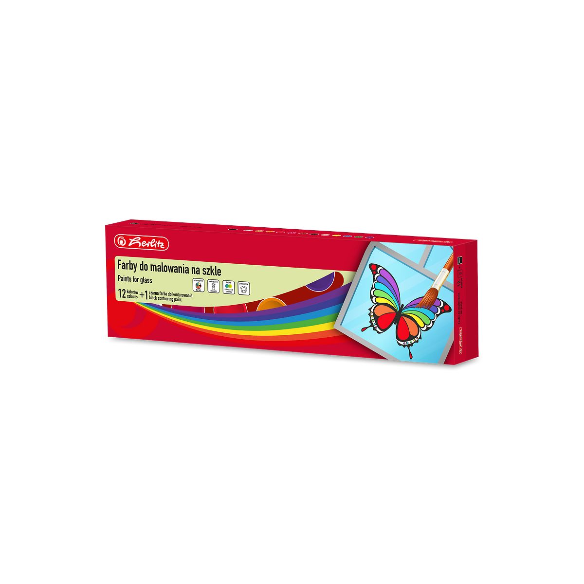 Farba do malowania na szkle Herlitz 9575655 (300022812)