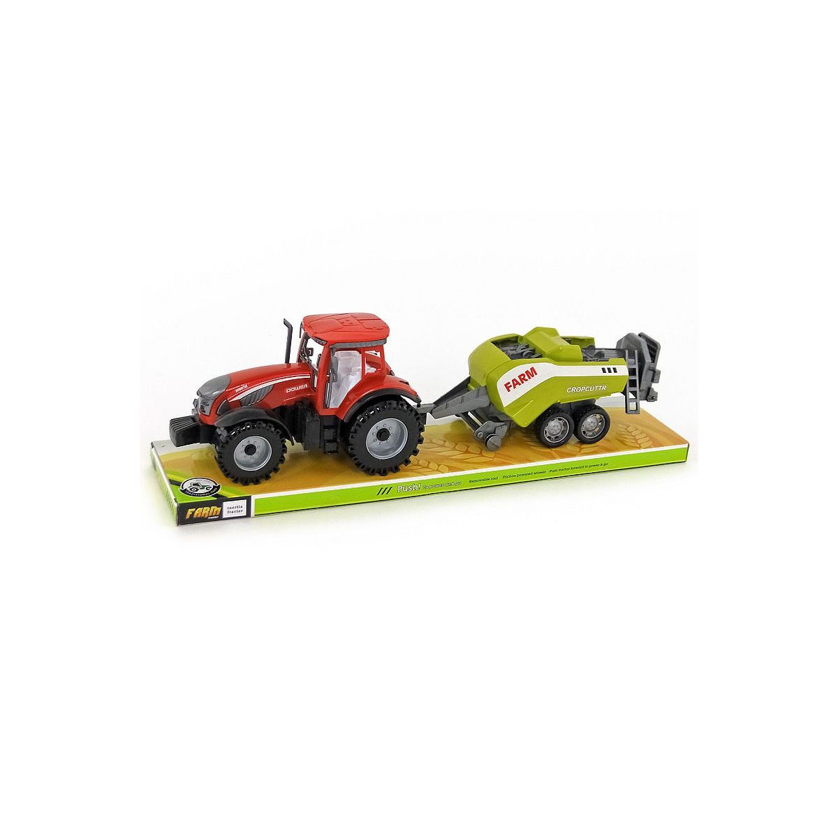 Traktor Adar z maszyną rolniczą, 47cm (507326)