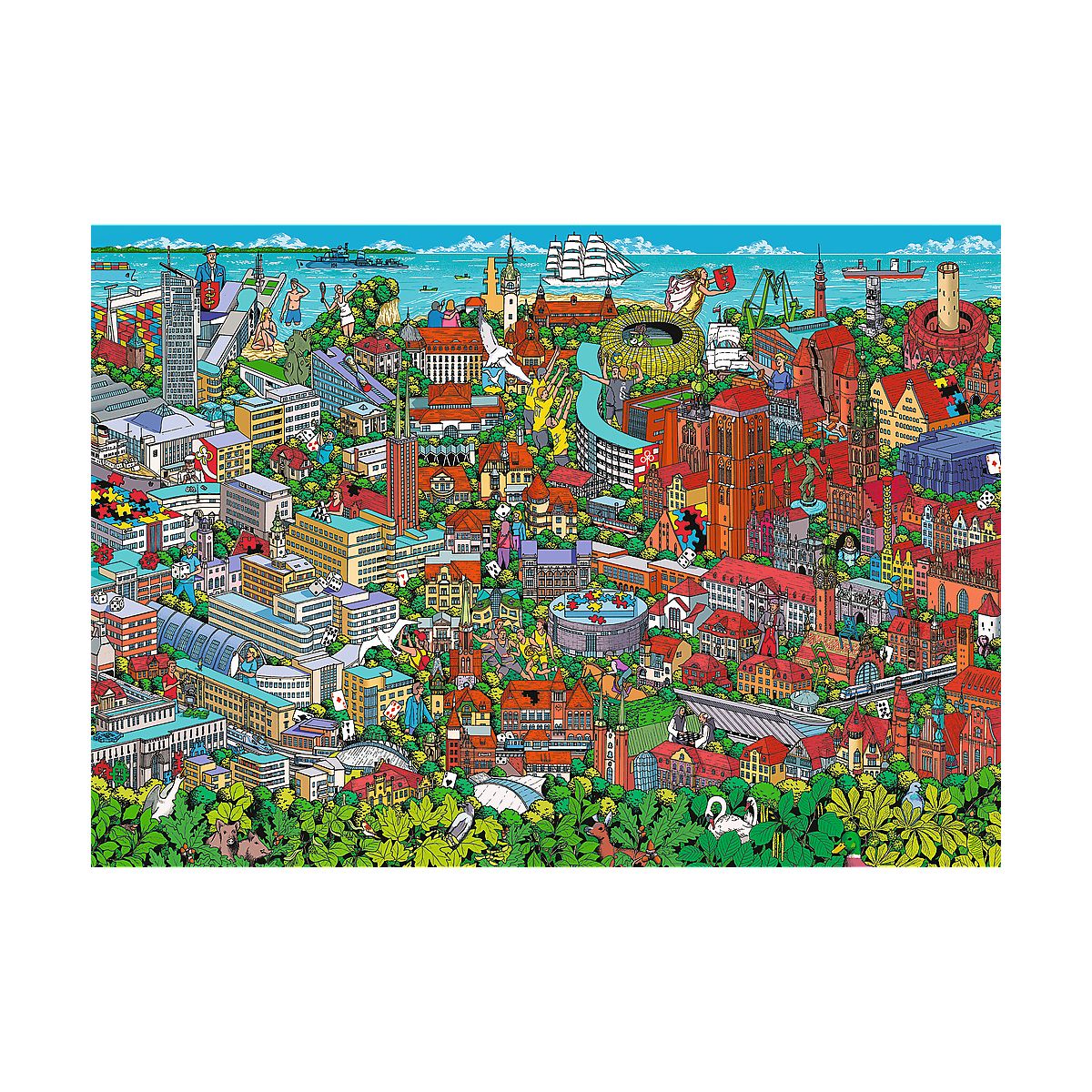 Puzzle Trefl Disney 1000 Jubileusz-Trójmiasto 1000 el. (10924)