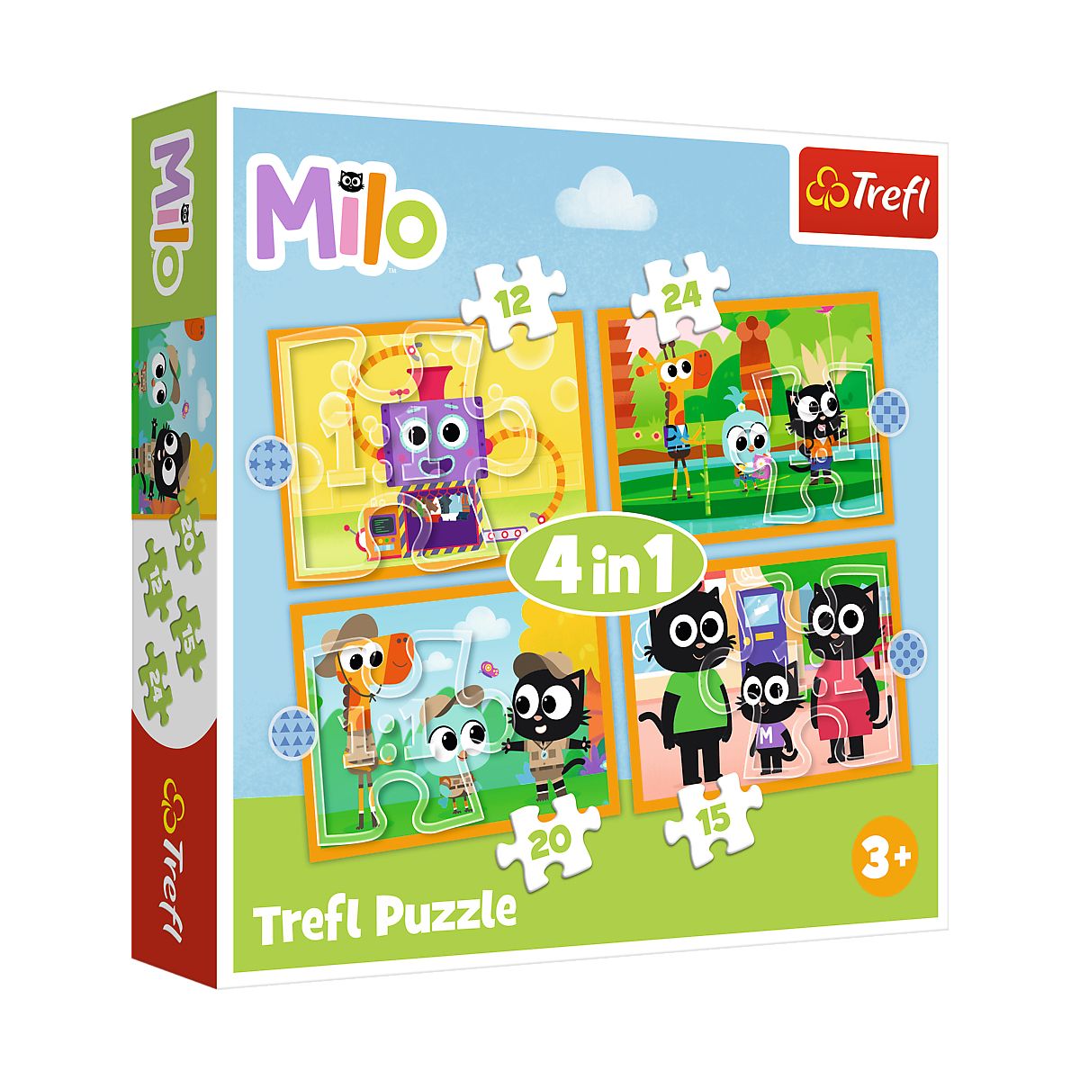 Puzzle Trefl Planeta Milo 4w1 el. (34654)