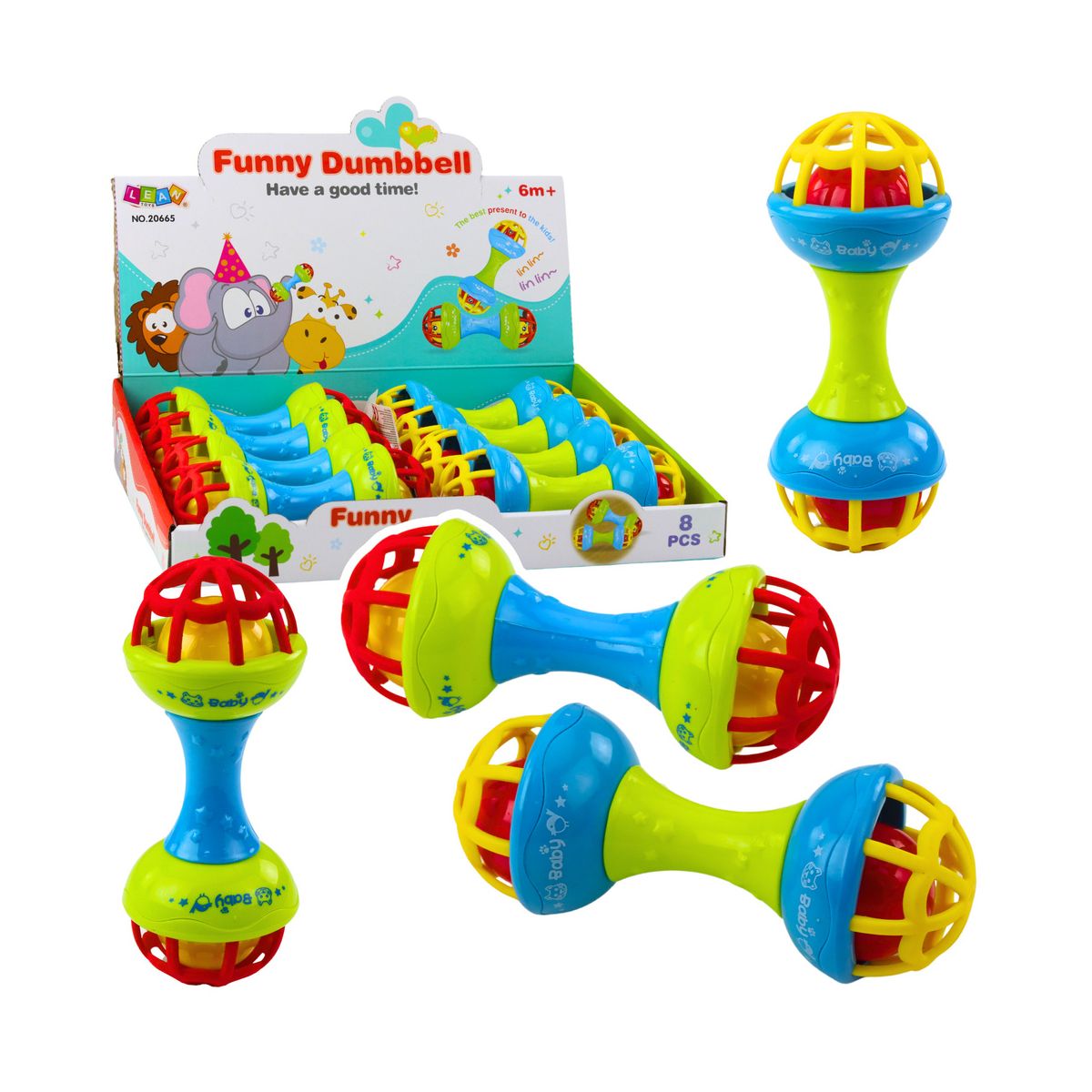 Grzechotka hantelek Lean (22644)